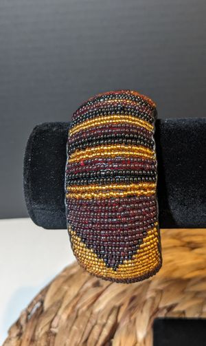 Thick Massai Bead Bracelet