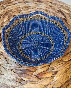 Massai Bead Basket