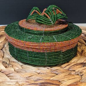 Massai Bead Basket